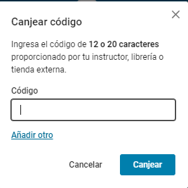Crear una cuenta de VitalSource y redimir un Código – Bookshelf Support