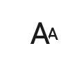 Reader preferences icon